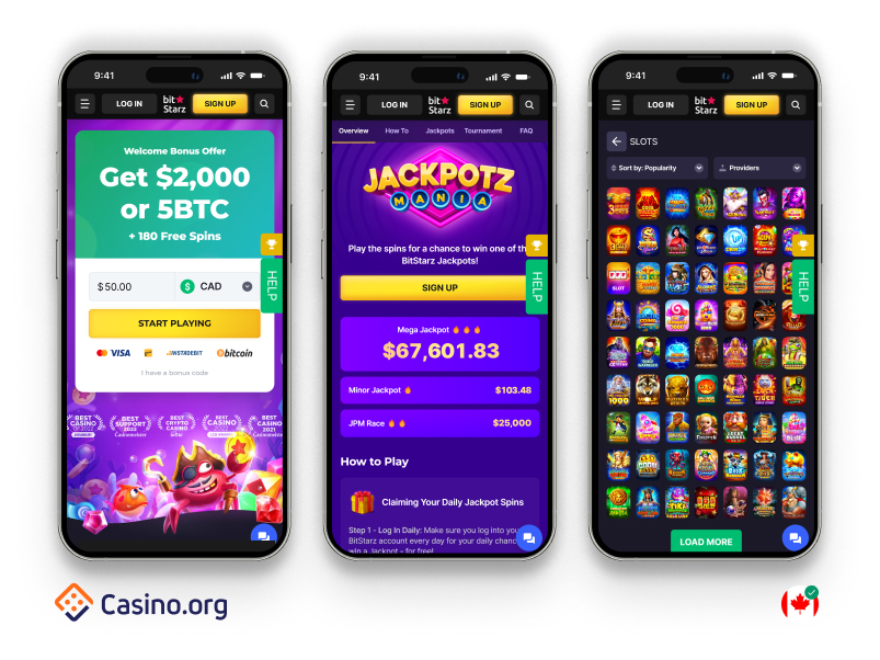 BitStarz casino mobile preview