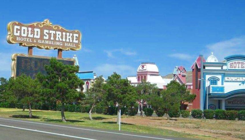 The Gold Strike Hotel &amp; Gambling Hall in Jean, Nev. 